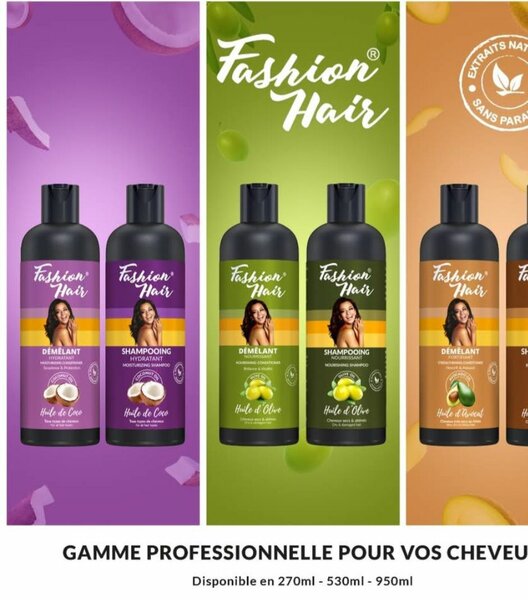 Gamme de soin 2 en un.