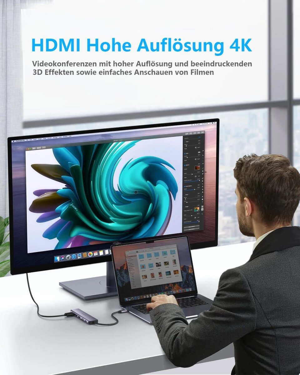 Hub USB-C 7-en-1 Ethernet