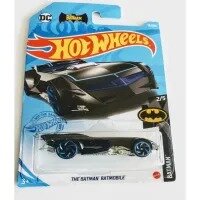 2021 Hot WheelsBatman 2 of 5 The Batman Batmobile (Black/w blue rims)
