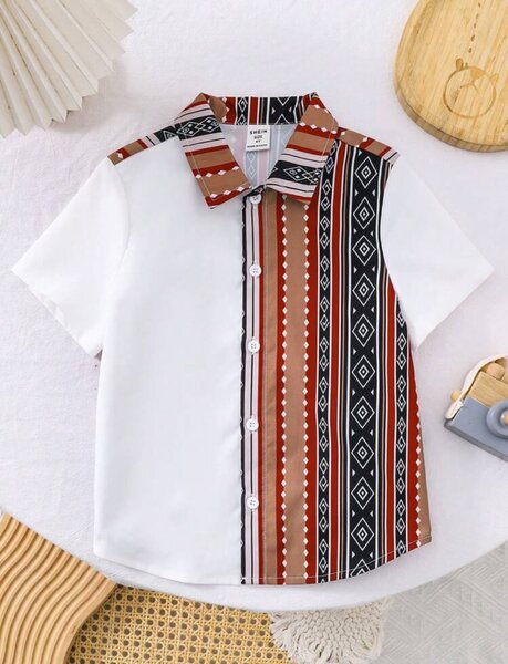 African Print Shirt. 6years