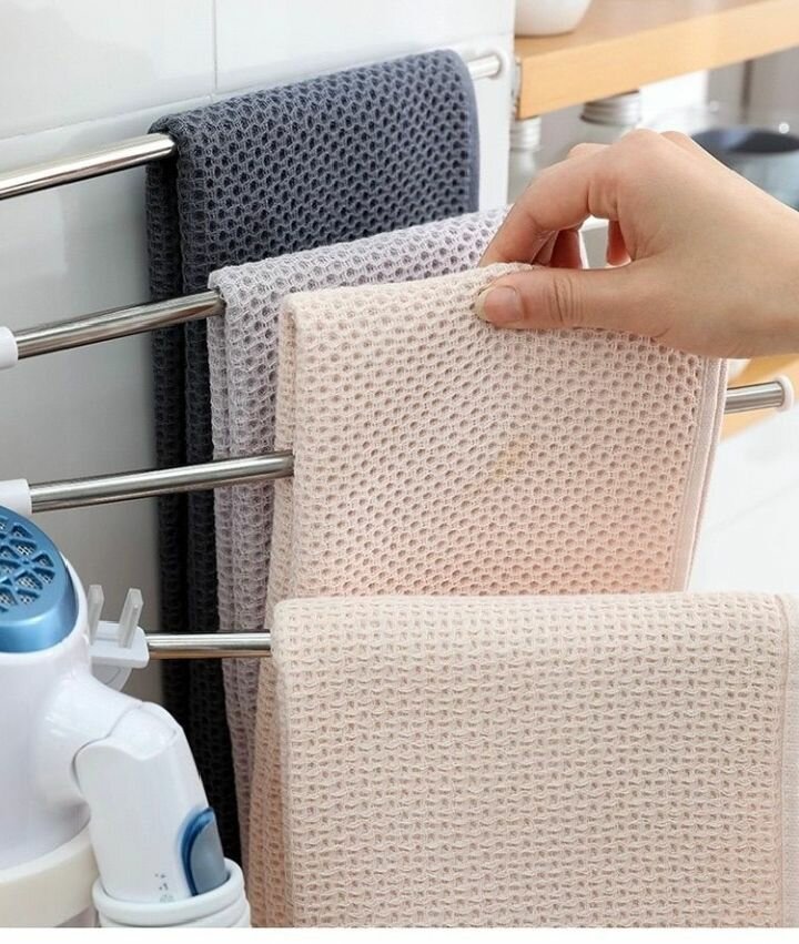 Wall-Mounted Towel Rack