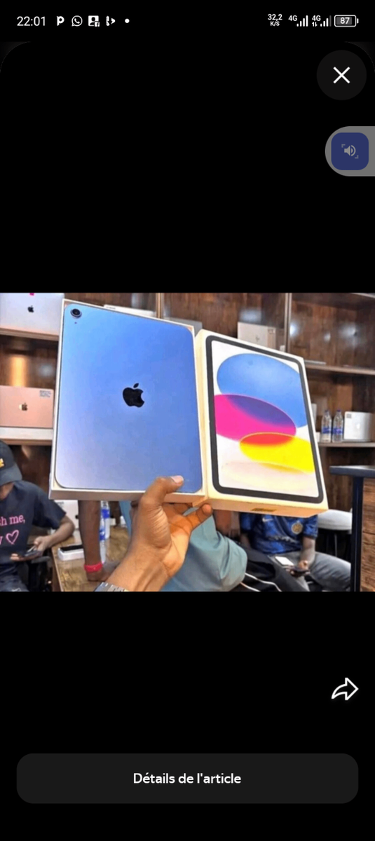 iPad Wi-Fi 64 Go - Bleu