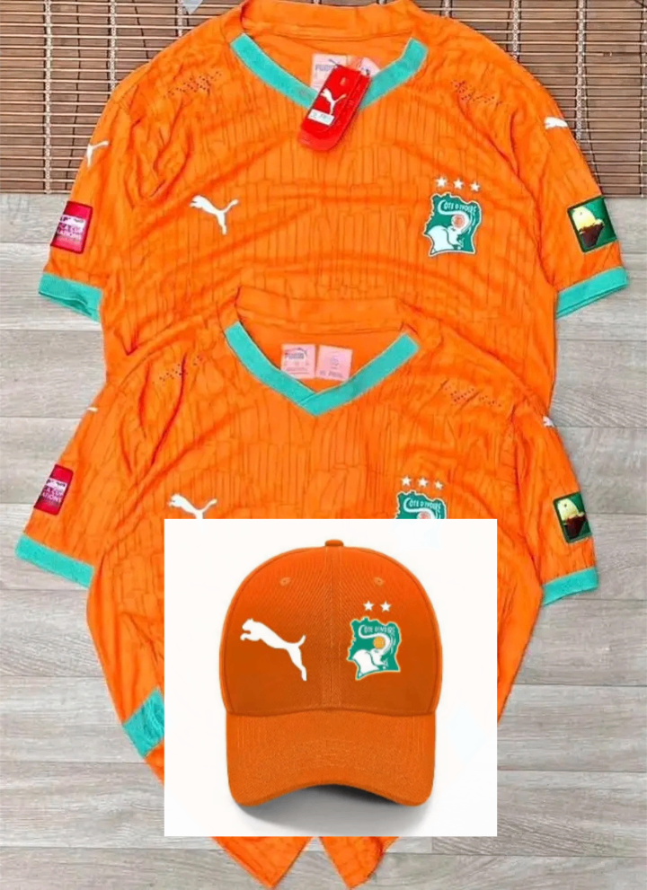Maillot Côte d'Ivoire chapeau