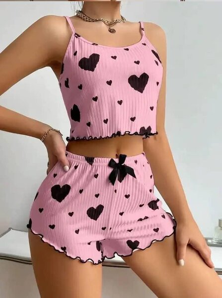 Ensemble Pyjama Femme Cœur