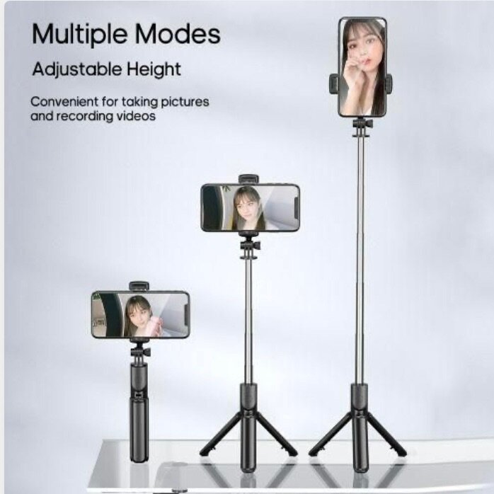 Perche selfie trépied Bluetooth