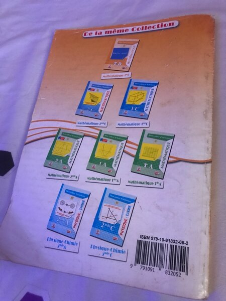 Cahier Mathématique 1ère D