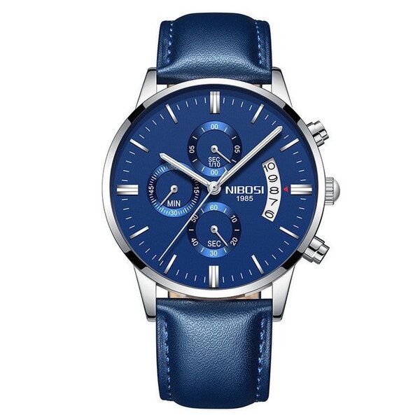 Maurice blue wrist watch