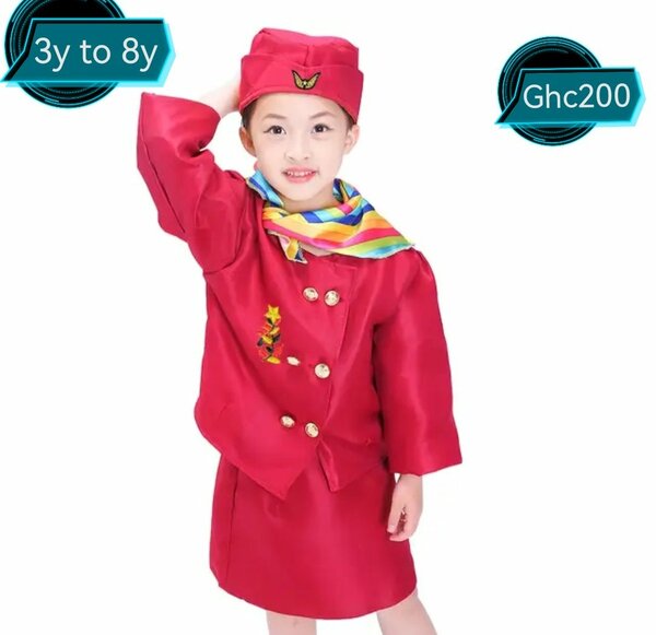 Kids Career Day Costumes - Air Hostess