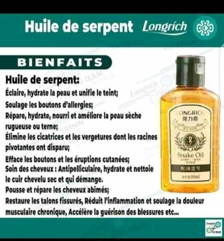 L'huile de serpent de longrich