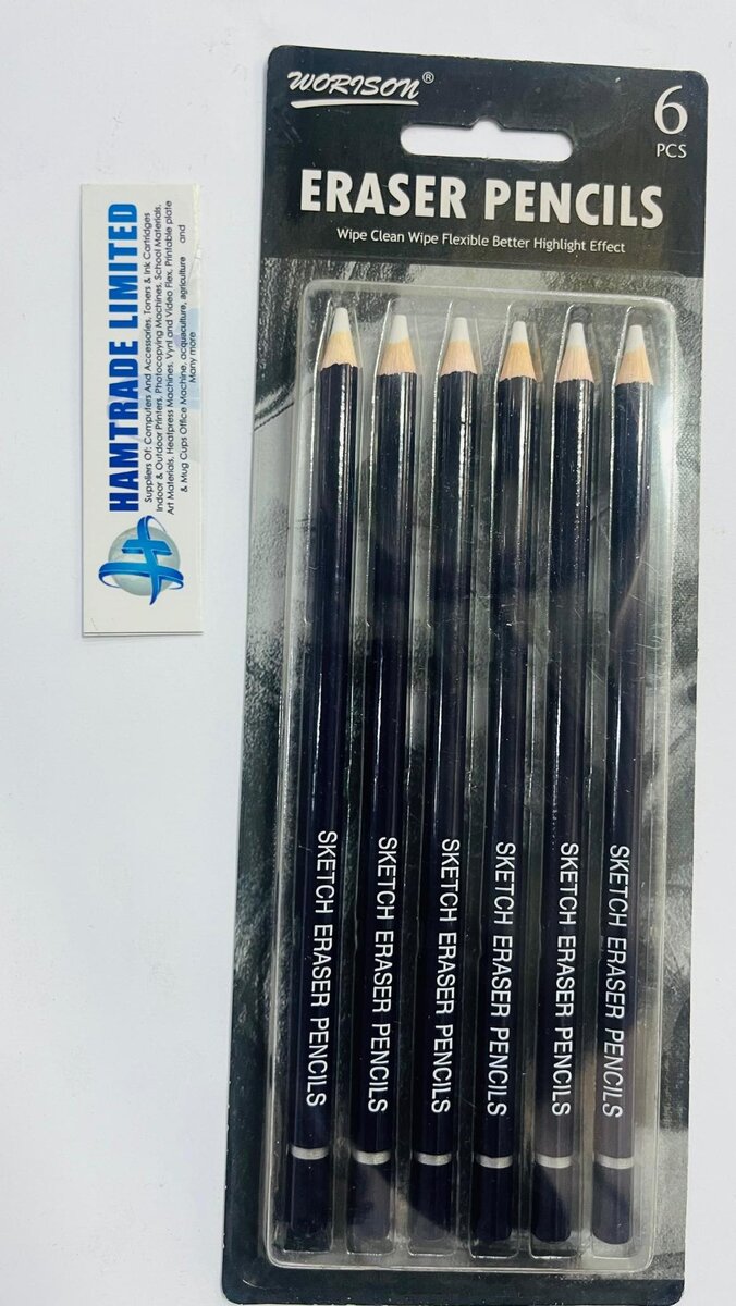 ERASER PENCILS 6