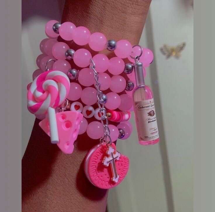 Bracelets en perles colorées