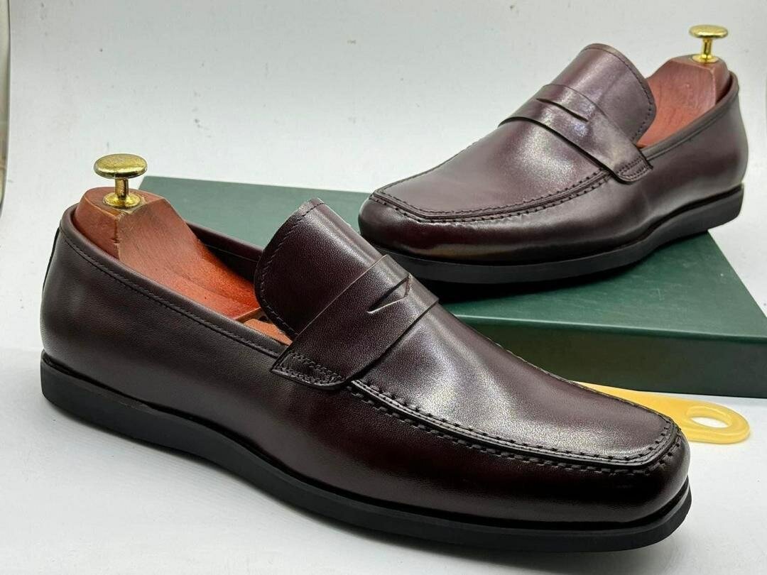 Mocassins en cuir pour hommes