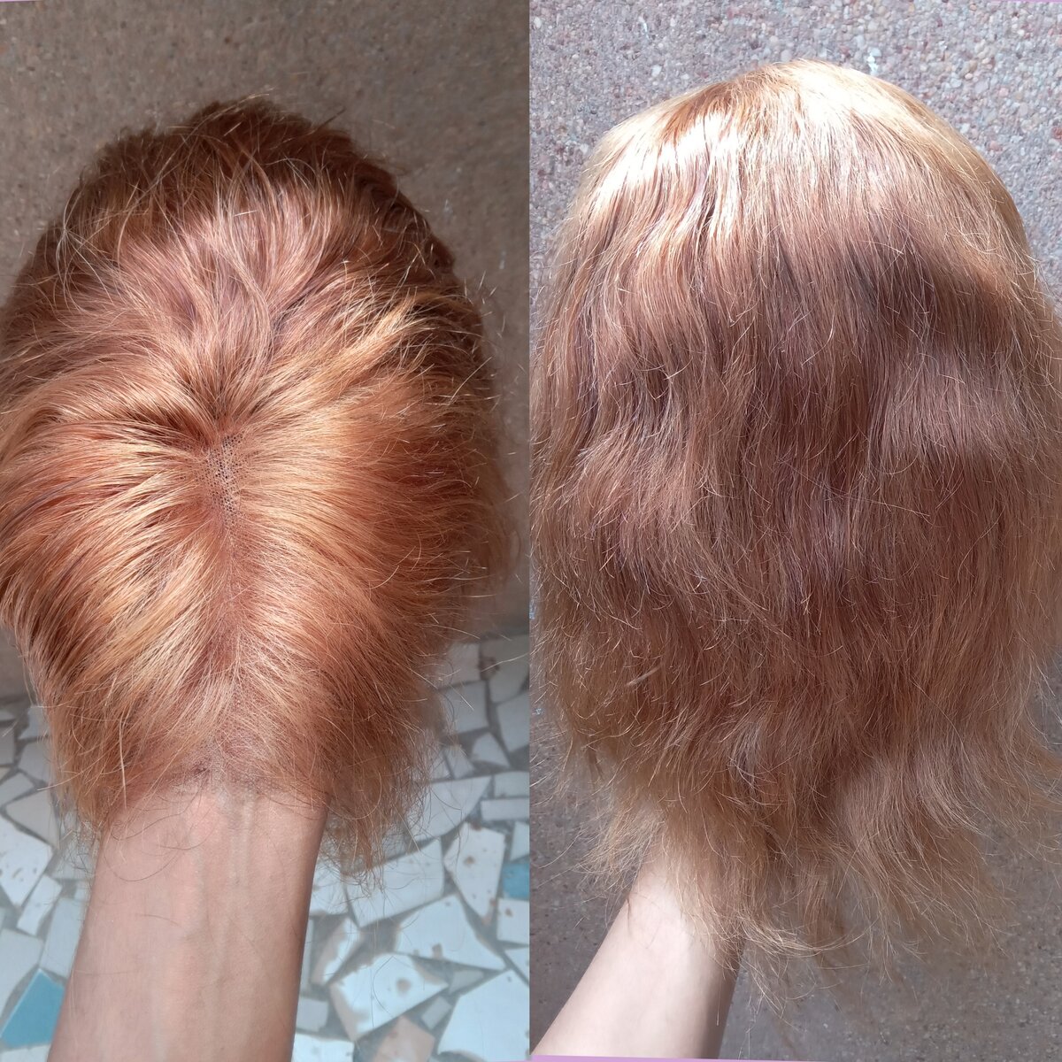 Perruque mèches naturelles lace frontale