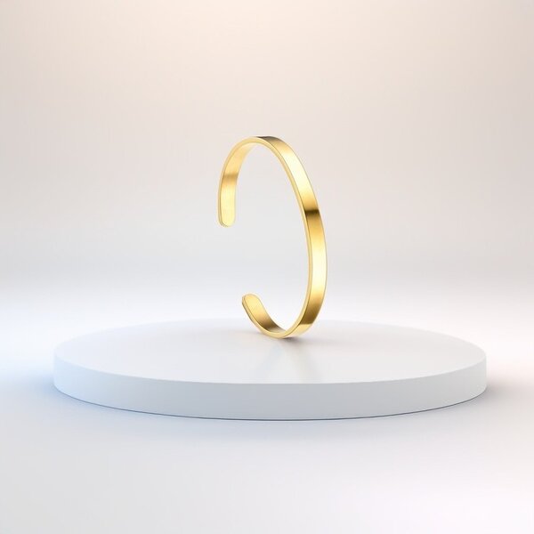 Elegant Gold Cuff Bracelet