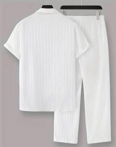 Set de chemise et pantalon blanc