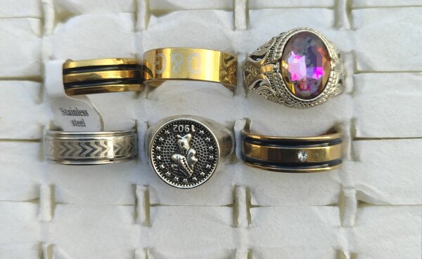 Bague en acier inoxydable