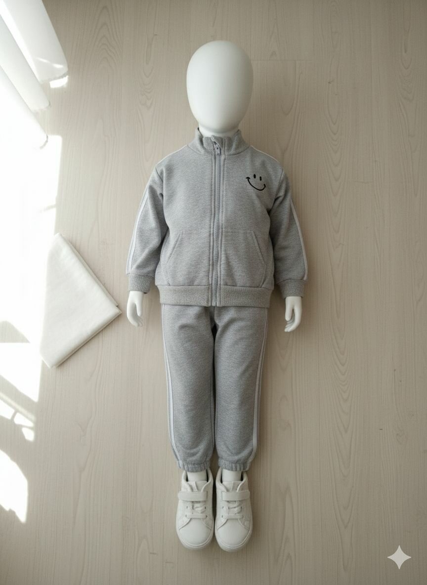 Survêtement enfant gris