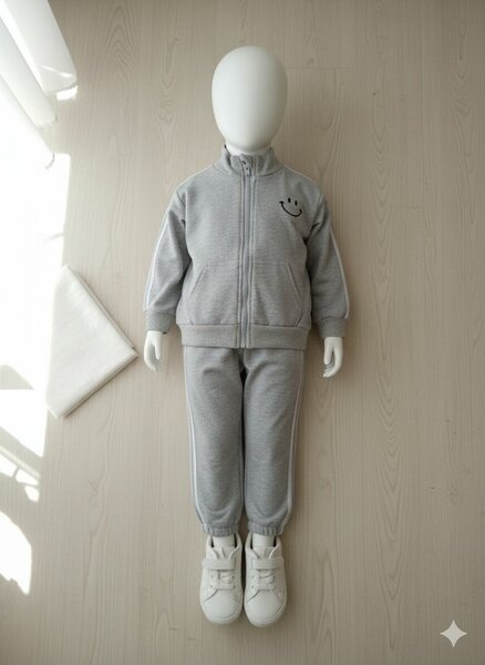 Survêtement enfant gris