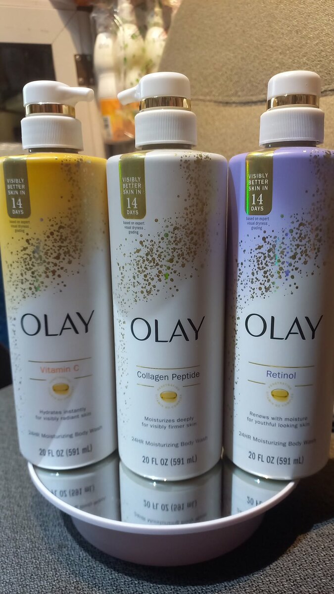 Olay body lotions and wash