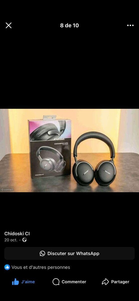 Casque Bose QuietComfort Ultra