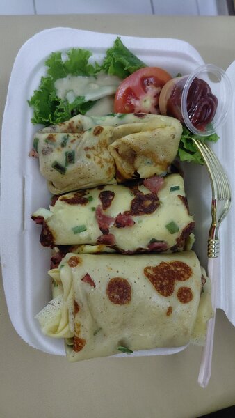 Crêpes Savoureuses Fourrées