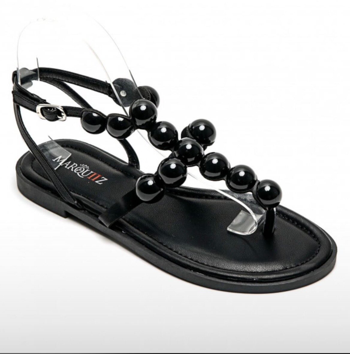 Sandales élégantes à perles