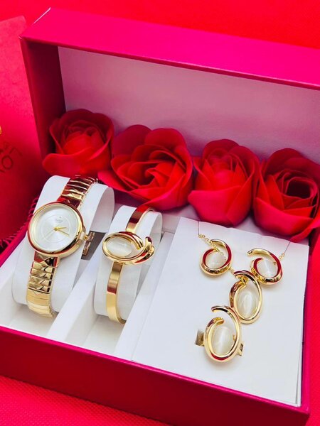 Ensemble Montre et Bijoux Élégant