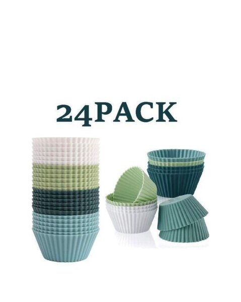 Moules à muffins silicone 24PCS