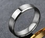 Silver Challa Titanium Ring for Men boys and Women