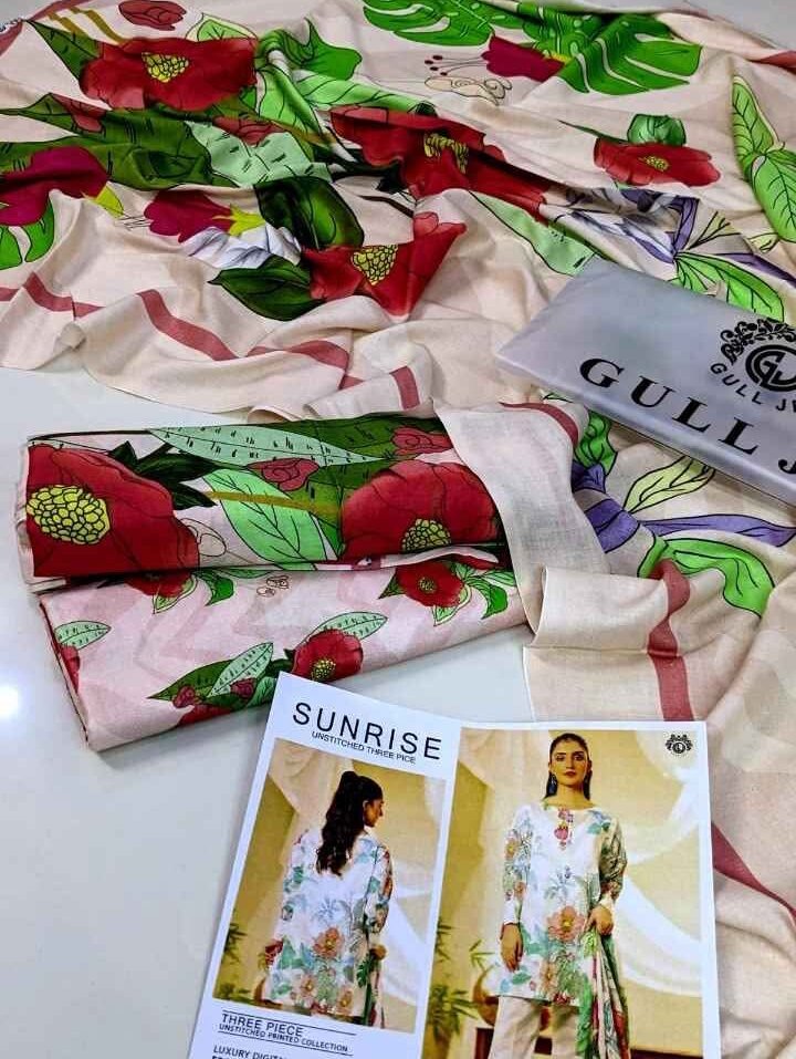 GulAhmed Lawn 3 Peace Suit