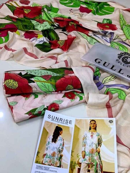 GulAhmed Lawn 3 Peace Suit