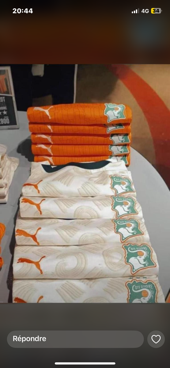 Maillot Côte d'Ivoire Officiel