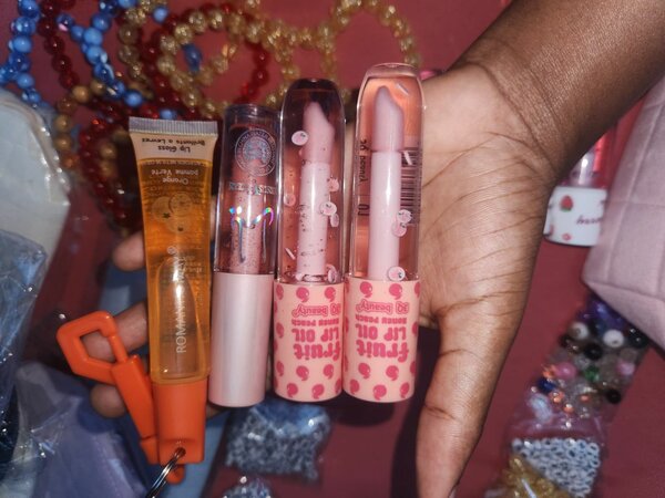 Lip Gloss and Lip Care Products Set