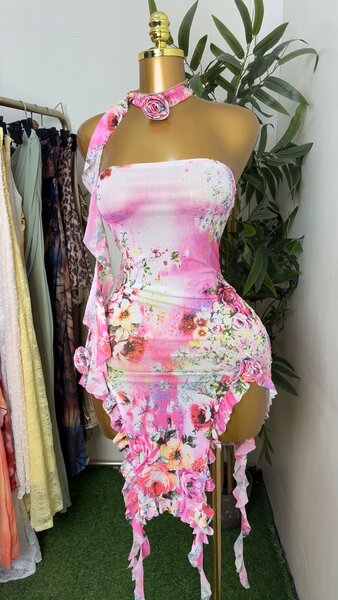 Robe rose pour femmes