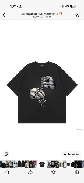 T-shirt imprimé graphique homme