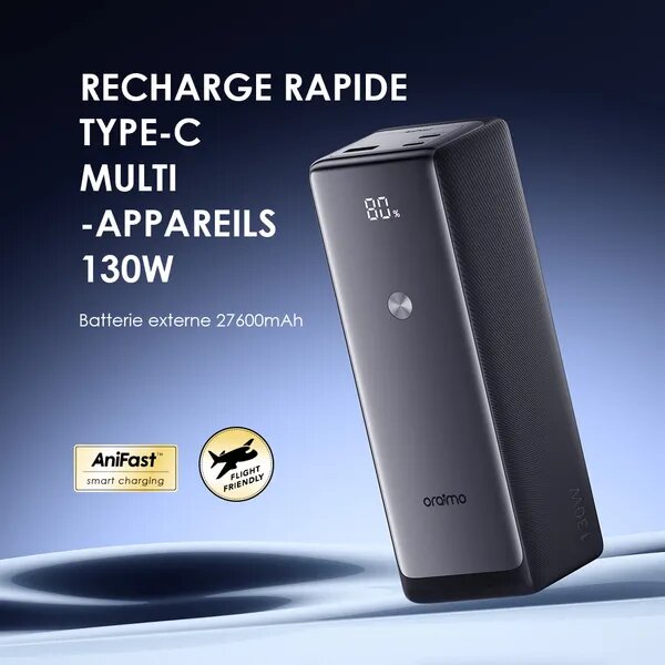 Batterie externe rapide 130W