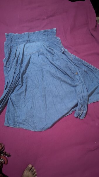 One shoulder black dress