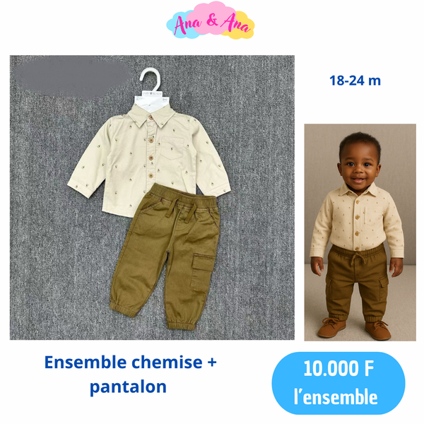 Ensemble chemise enfant