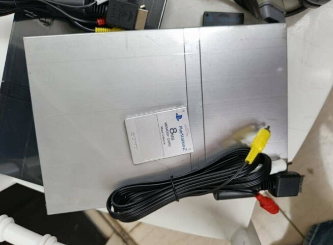Console PS2 Slim Argent