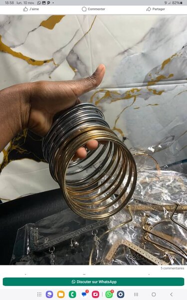 Bracelets en métal élégants