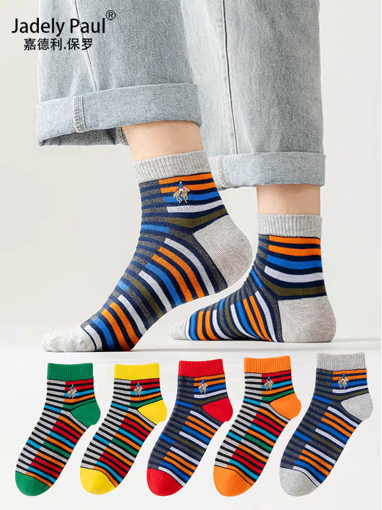 Chaussettes rayées tendance