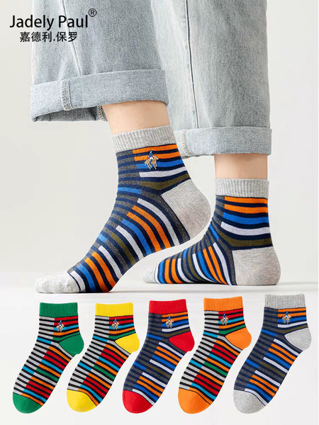 Chaussettes rayées tendance