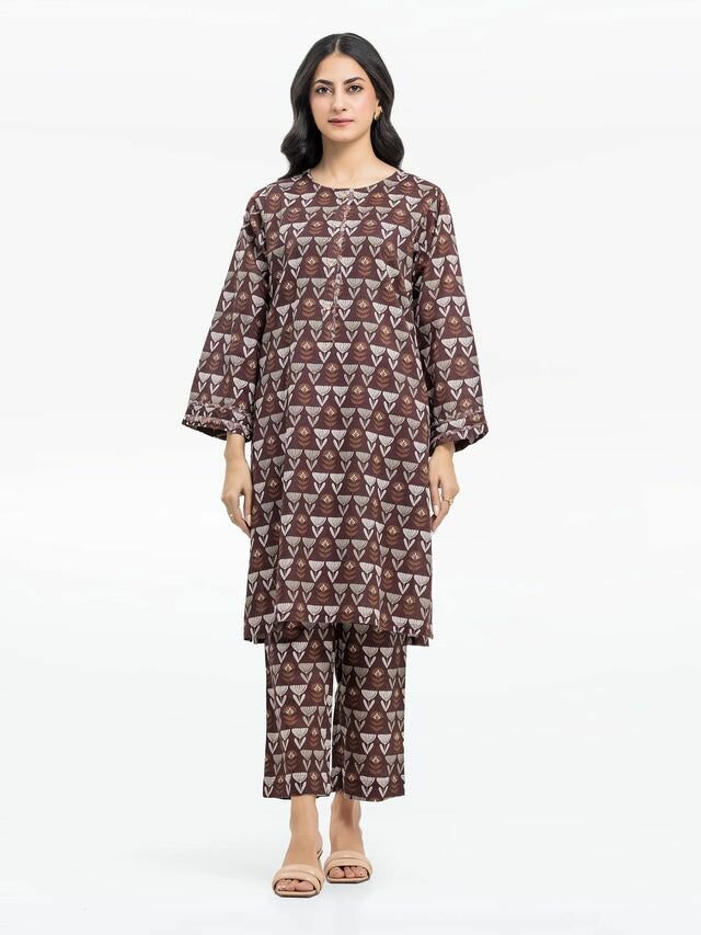 Pret 2Pc Printed Khaddar Co-Ord Set