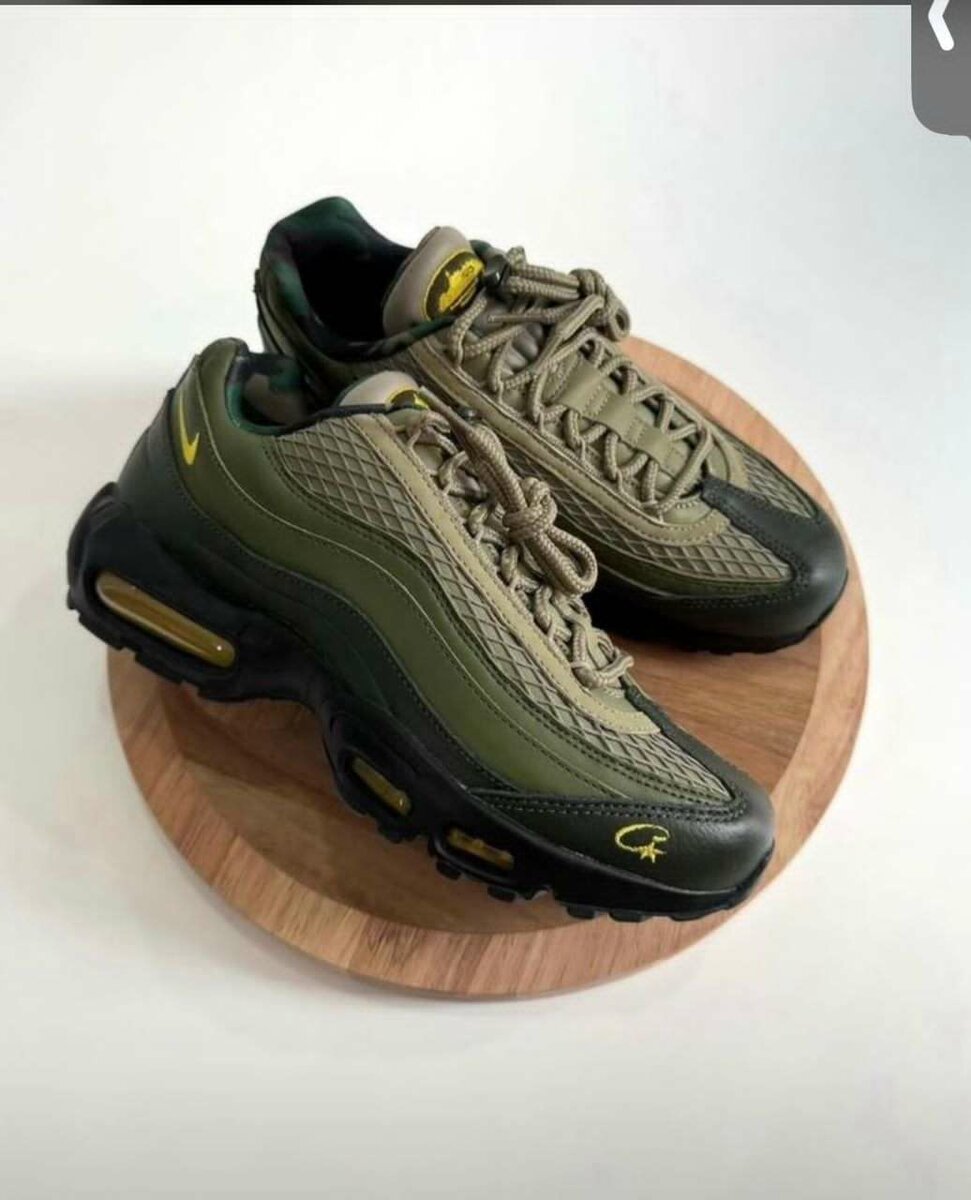 Sneakers confortables en vert