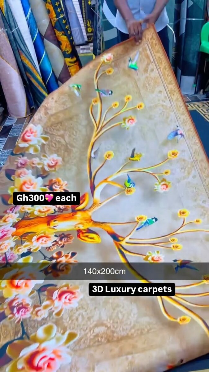 3D LUXURY Carpet with print