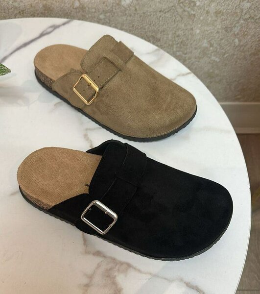 Sabots en daim confortables