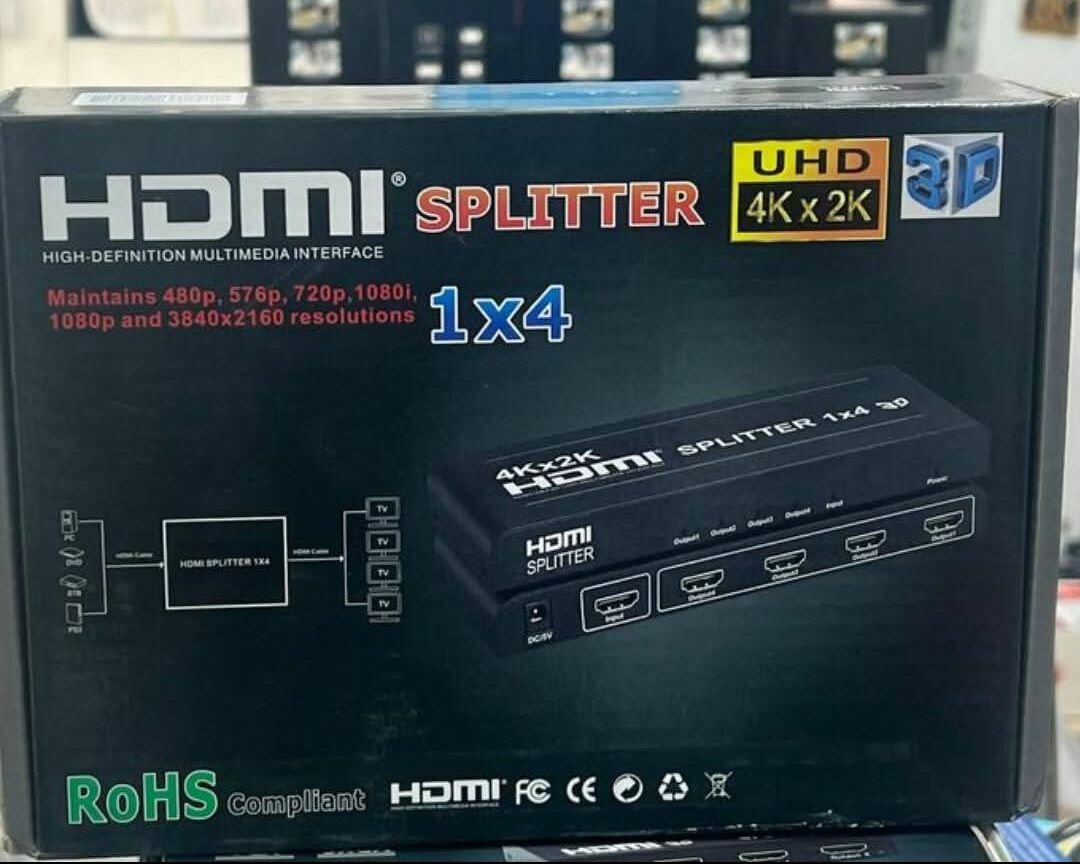Répartiteur HDMI 1x4 splitter