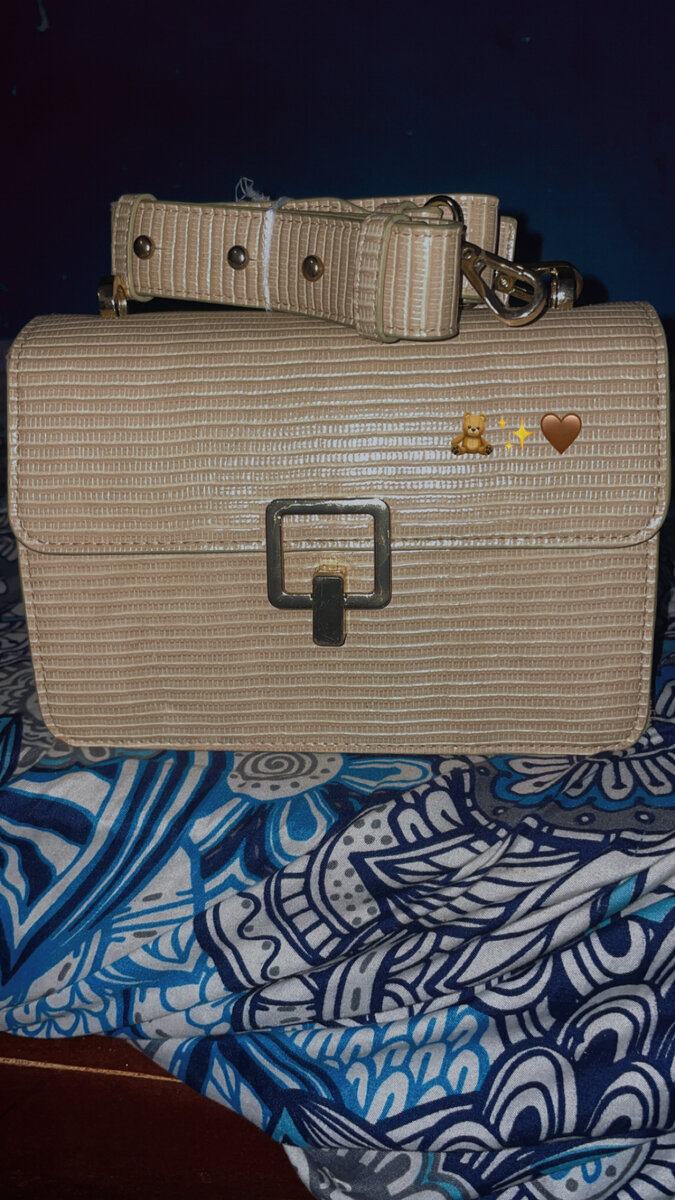 Sac Bandoulière Beige Élégant