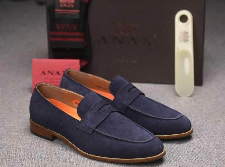 Mocassins élégants en daim