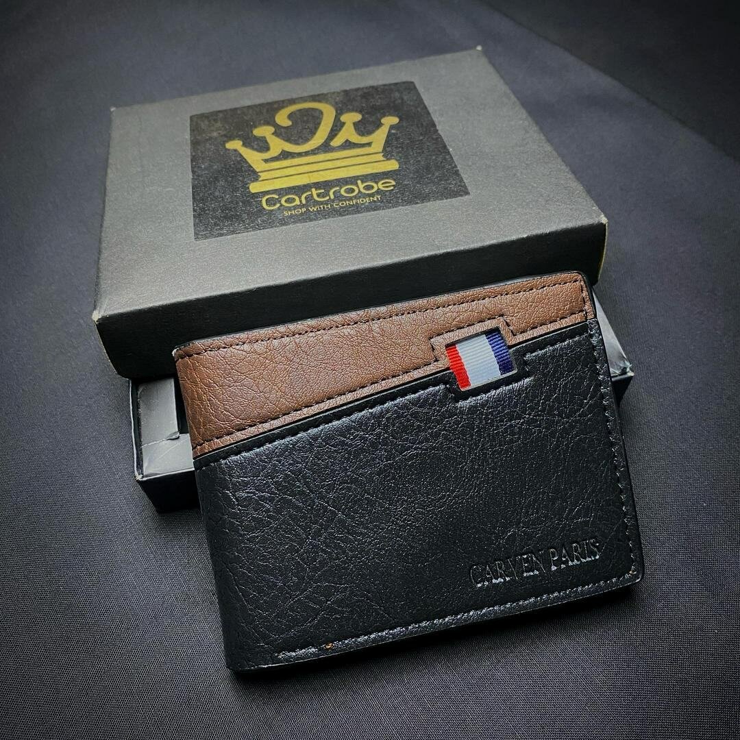 Men's Textured Synthetic Leather Wallet